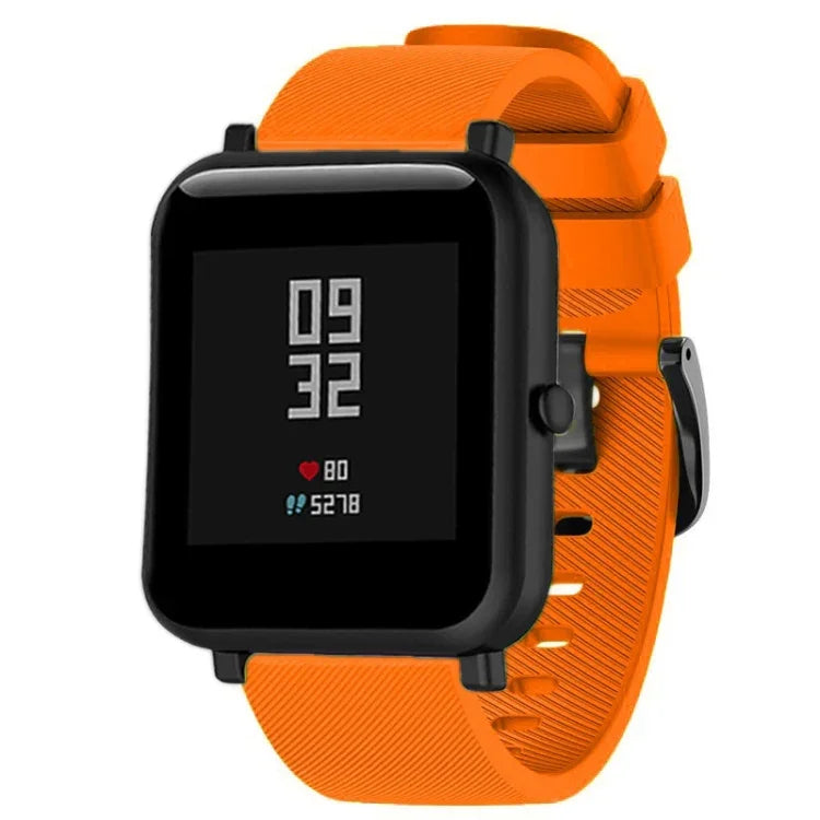 สายรัดซิลิโคน 20mm สำหรับ Huami Amazfit GTS / Samsung Galaxy Watch Active 2 / Gear Sport