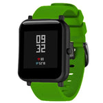สายรัดซิลิโคน 20mm สำหรับ Huami Amazfit GTS / Samsung Galaxy Watch Active 2 / Gear Sport