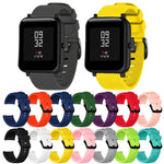 สายรัดซิลิโคน 20mm สำหรับ Huami Amazfit GTS / Samsung Galaxy Watch Active 2 / Gear Sport