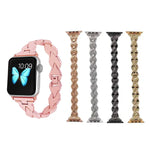 สายสแตนเลสสตีลเพชร สำหรับ Apple Watch Series 5 & 4 ขนาด 44 มม. / 3 & 2 & 1 ขนาด 42 มม., สำหรับ Apple Watch Series 5 & 4 ขนาด 44 มม.