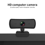 C3 กล้องเว็บแคม HD 1080P โฟกัสอัตโนมัติ 400W พิกเซล ความละเอียด 2K หมุน 360 องศา สำหรับถ่ายทอดสด ประชุมงาน พร้อมไมโครโฟน USB ไม่ต้องใช้ไดรเวอร์, C3
