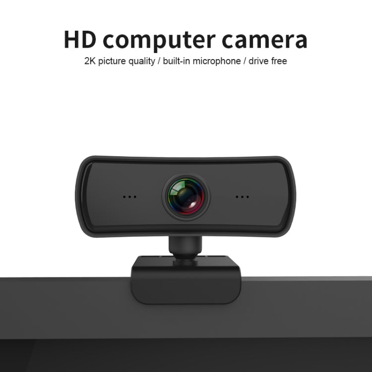 C3 กล้องเว็บแคม HD 1080P โฟกัสอัตโนมัติ 400W พิกเซล ความละเอียด 2K หมุน 360 องศา สำหรับถ่ายทอดสด ประชุมงาน พร้อมไมโครโฟน USB ไม่ต้องใช้ไดรเวอร์, C3