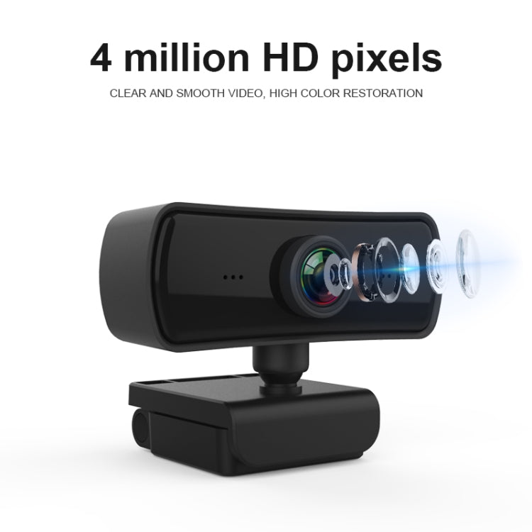 C3 กล้องเว็บแคม HD 1080P โฟกัสอัตโนมัติ 400W พิกเซล ความละเอียด 2K หมุน 360 องศา สำหรับถ่ายทอดสด ประชุมงาน พร้อมไมโครโฟน USB ไม่ต้องใช้ไดรเวอร์, C3