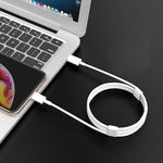 สายชาร์จและถ่ายโอนข้อมูล PD 18W USB-C / Type-C เป็น 8 Pin สำหรับ iPhone X / 11 / 11 Pro / 11 Pro Max / XR / SE 2020 ยาว 1 ม. และ 2 ม.