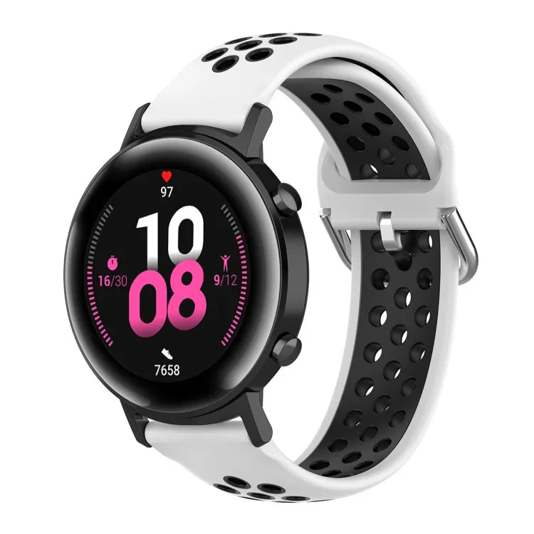 สายรัดซิลิโคนแฟชั่น 20mm พร้อมหัวเข็มขัดด้านในสำหรับ Huami Amazfit GTS / Samsung Galaxy Watch Active 2 / Huawei Watch GT2 42MM