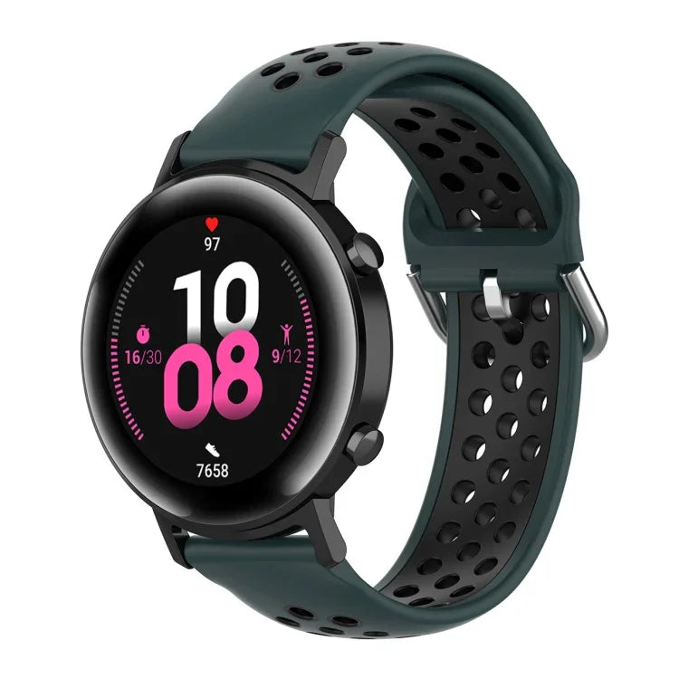 สายรัดซิลิโคนแฟชั่น 20mm พร้อมหัวเข็มขัดด้านในสำหรับ Huami Amazfit GTS / Samsung Galaxy Watch Active 2 / Huawei Watch GT2 42MM