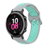 สายรัดซิลิโคนแฟชั่น 20mm พร้อมหัวเข็มขัดด้านในสำหรับ Huami Amazfit GTS / Samsung Galaxy Watch Active 2 / Huawei Watch GT2 42MM