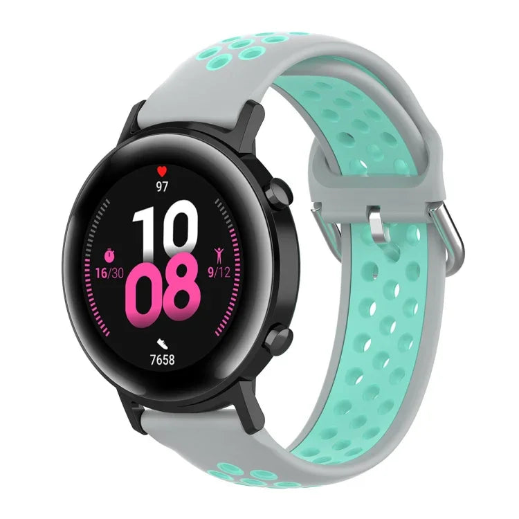 สายรัดซิลิโคนแฟชั่น 20mm พร้อมหัวเข็มขัดด้านในสำหรับ Huami Amazfit GTS / Samsung Galaxy Watch Active 2 / Huawei Watch GT2 42MM