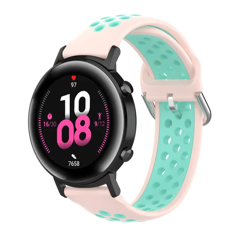 สายรัดซิลิโคนแฟชั่น 20mm พร้อมหัวเข็มขัดด้านในสำหรับ Huami Amazfit GTS / Samsung Galaxy Watch Active 2 / Huawei Watch GT2 42MM
