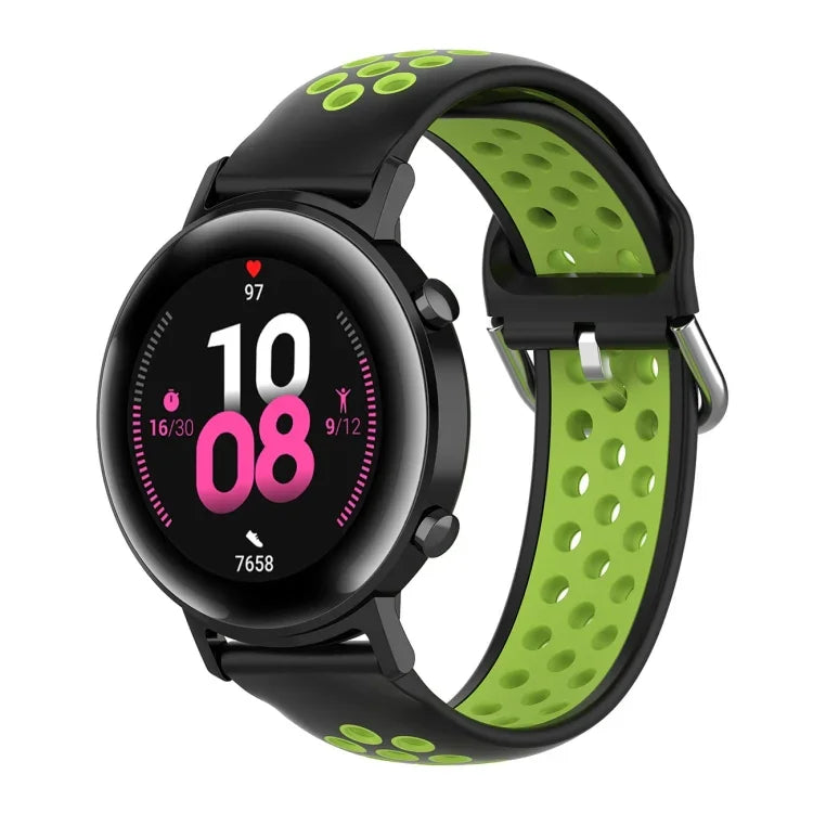 สายรัดซิลิโคนแฟชั่น 20mm พร้อมหัวเข็มขัดด้านในสำหรับ Huami Amazfit GTS / Samsung Galaxy Watch Active 2 / Huawei Watch GT2 42MM