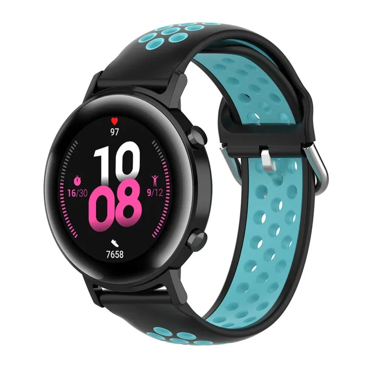 สายรัดซิลิโคนแฟชั่น 20mm พร้อมหัวเข็มขัดด้านในสำหรับ Huami Amazfit GTS / Samsung Galaxy Watch Active 2 / Huawei Watch GT2 42MM