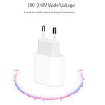 2 in 1 Single USB-C / Type-C Port Travel Charger + 3A PD 3.0 USB-C / Type-C to USB-C / Type-C Fast Charge Data Cable Set, Cable Length: 1m, 18W 1m