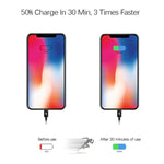 2 in 1 Single USB-C / Type-C Port Travel Charger + 3A PD 3.0 USB-C / Type-C to USB-C / Type-C Fast Charge Data Cable Set, Cable Length: 1m, 18W 1m