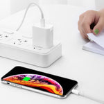 2 in 1 Single USB-C / Type-C Port Travel Charger + 3A PD 3.0 USB-C / Type-C to USB-C / Type-C Fast Charge Data Cable Set, Cable Length: 1m, 18W 1m