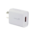 ที่ชาร์จ USB อินเทอร์เฟซเดียว QC 3.0 18W 3A, ปลั๊ก AU