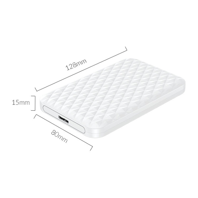 ORICO 2520U3 เคสฮาร์ดไดรฟ์พกพาขนาด 2.5 นิ้ว สีขาว ดำ