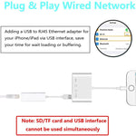ZS-S1827 อะแดปเตอร์อ่านการ์ด 4 in 1 SD Card + TF Card + 8 Pin ชาร์จ + USB เป็น 8 Pin สำหรับกล้อง รองรับระบบ iOS ทุกเวอร์ชัน