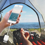 ZS-KL21810 อะแดปเตอร์อ่านการ์ดกล้อง 8 พินเป็น SD รองรับระบบ iOS ทุกเวอร์ชัน พร้อมช่องใส่การ์ด SD