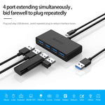ORICO G11-H4-U3-100-BK ฮับ USB 3.0 4 พอร์ต