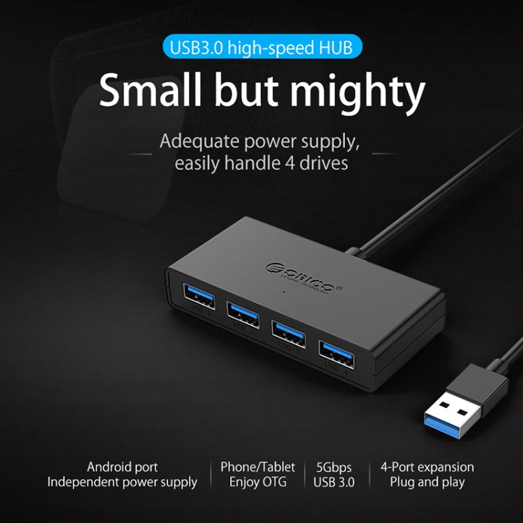 ORICO G11-H4-U3-100-BK ฮับ USB 3.0 4 พอร์ต