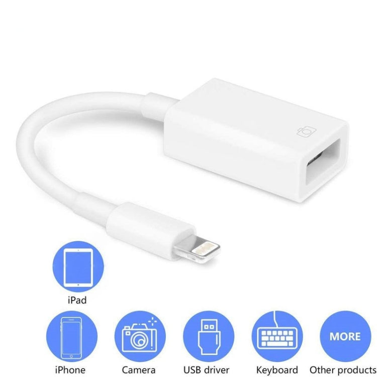 FA-STAR ZS-KL21826 อะแดปเตอร์ OTG 8 พินเป็น USB 3.0 รองรับ iOS 13 ขึ้นไป