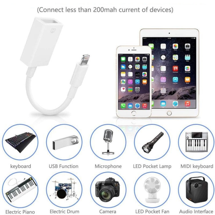 FA-STAR ZS-KL21826 อะแดปเตอร์ OTG 8 พินเป็น USB 3.0 รองรับ iOS 13 ขึ้นไป