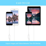 FA-STAR ZS-KL21826 อะแดปเตอร์ OTG 8 พินเป็น USB 3.0 รองรับ iOS 13 ขึ้นไป