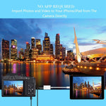 FA-STAR ZS-KL21826 อะแดปเตอร์ OTG 8 พินเป็น USB 3.0 รองรับ iOS 13 ขึ้นไป