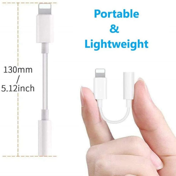 Zs-kl21836 อะแดปเตอร์หูฟัง 2 ชิ้น 8 พิน เป็น 3.5 มม., รองรับระบบ iOS ทุกเวอร์ชัน