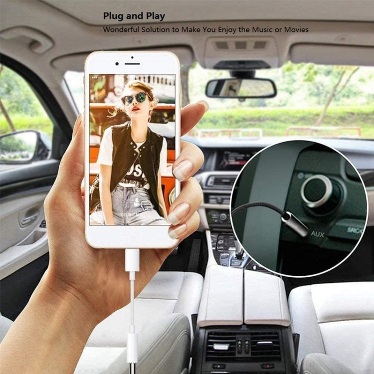 Zs-kl21836 อะแดปเตอร์หูฟัง 2 ชิ้น 8 พิน เป็น 3.5 มม., รองรับระบบ iOS ทุกเวอร์ชัน