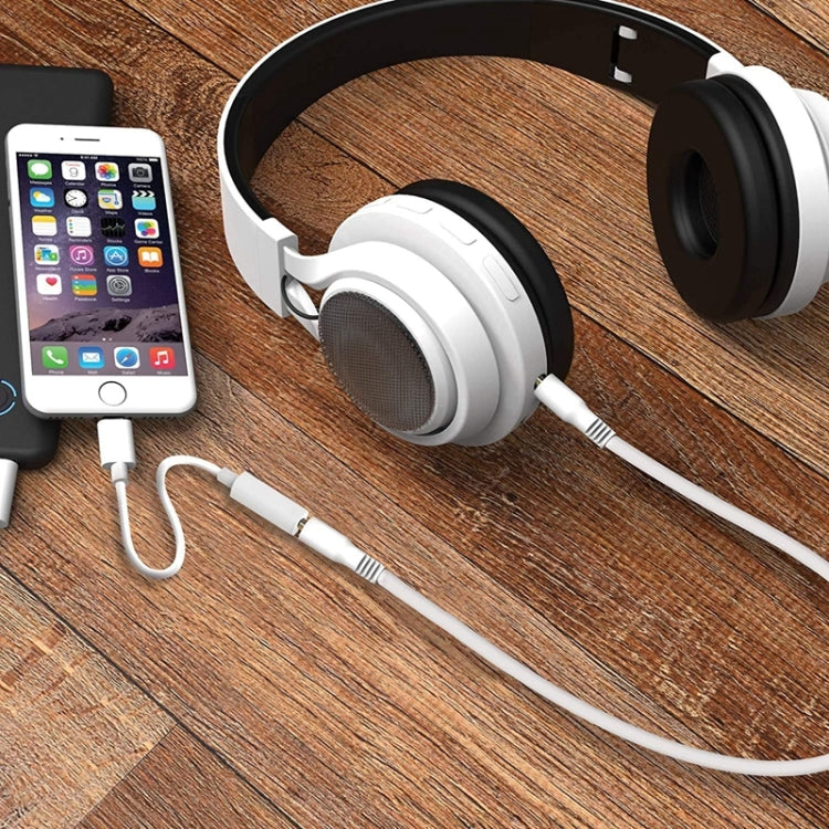 Zs-kl21836 อะแดปเตอร์หูฟัง 2 ชิ้น 8 พิน เป็น 3.5 มม., รองรับระบบ iOS ทุกเวอร์ชัน