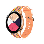 สายรัดซิลิโคนลายเส้น 20mm สำหรับ Huami Amazfit GTS / Samsung Galaxy Watch Active 2 / Huawei Watch GT2 42MM