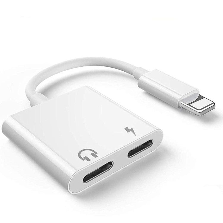 ZS-S1802 ตัวแปลงหูฟัง 2 in 1 8 Pin ตัวผู้เป็น 8 Pin ชาร์จ + 8 Pin ตัวเมียเสียง รองรับการโทรและควบคุมสาย Compatible กับระบบ IOS ทุกเวอร์ชัน