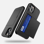 For iPhone 12 5.4 Shockproof Rugged Armor Protective Case with Card Slot, For iPhone 12 mini