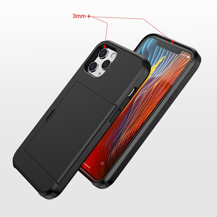 For iPhone 12 5.4 Shockproof Rugged Armor Protective Case with Card Slot, For iPhone 12 mini