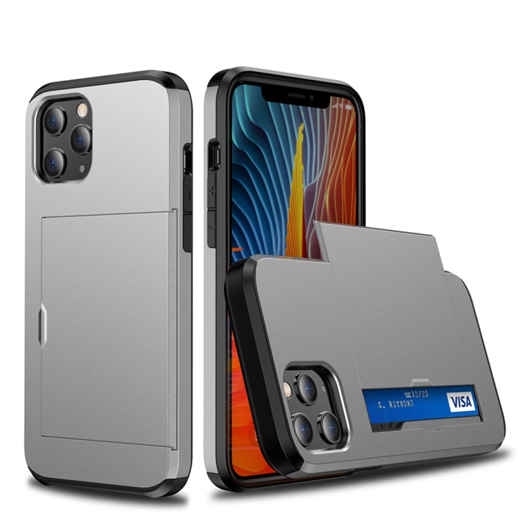 For iPhone 12 5.4 Shockproof Rugged Armor Protective Case with Card Slot, For iPhone 12 mini