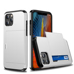For iPhone 12 5.4 Shockproof Rugged Armor Protective Case with Card Slot, For iPhone 12 mini