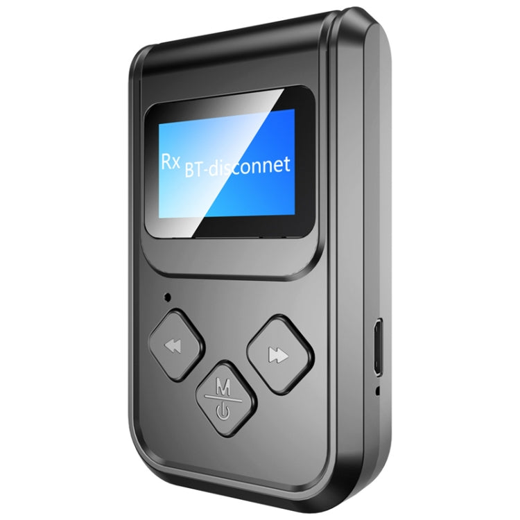 T15 เครื่องรับส่งเพลงบลูทูธ 5.0 2 in 1 พร้อมหน้าจอ, T15