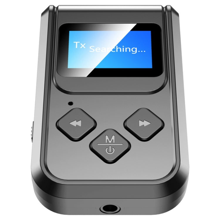 T15 เครื่องรับส่งเพลงบลูทูธ 5.0 2 in 1 พร้อมหน้าจอ, T15