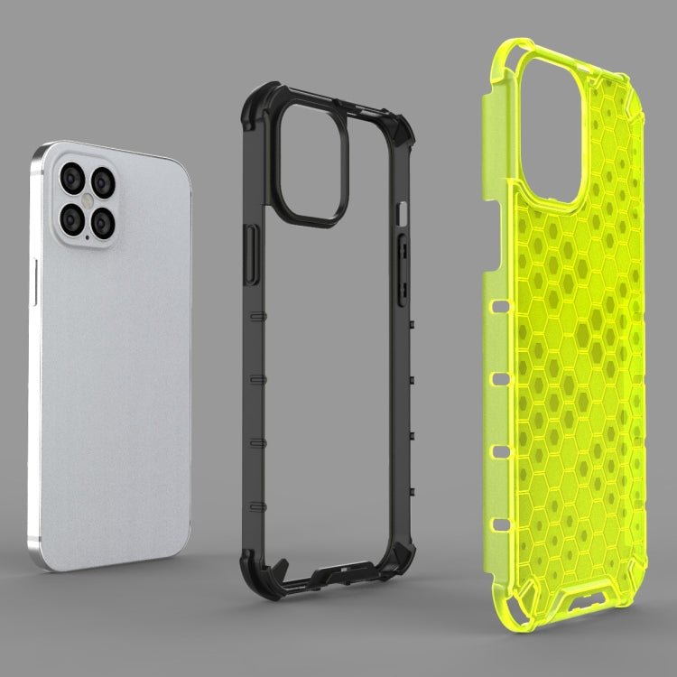 For iPhone 12 Pro 6.1 inch Shockproof Honeycomb PC + TPU Case, For iPhone 12 / 12 Pro