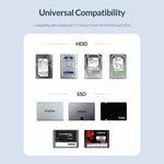 กล่องใส่ฮาร์ดไดรฟ์แบบพกพา ORICO 2526C3 ขนาด 2.5 นิ้ว USB-C / Type-C