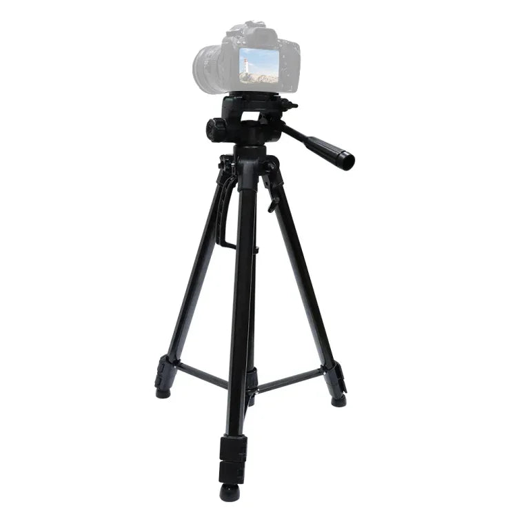 L-3600 ขาตั้งกล้องถ่ายทอดสด พร้อมกันสั่นสามมิติ แผ่นปลดเร็วถอดได้ ปรับความสูง 62-170 ซม. สำหรับกล้อง SLR ไฟถ่ายทอดสด โปรเจคเตอร์ (สีดำ), L-3600