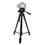 L-3600 ขาตั้งกล้องถ่ายทอดสด พร้อมกันสั่นสามมิติ แผ่นปลดเร็วถอดได้ ปรับความสูง 62-170 ซม. สำหรับกล้อง SLR ไฟถ่ายทอดสด โปรเจคเตอร์ (สีดำ), L-3600