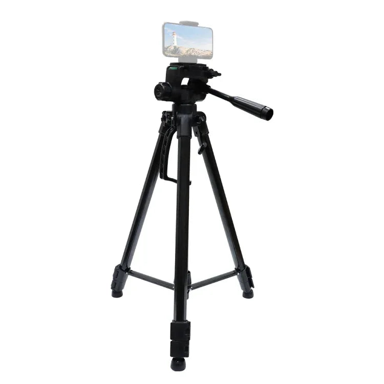 L-3600 ขาตั้งกล้องถ่ายทอดสด พร้อมกันสั่นสามมิติ แผ่นปลดเร็วถอดได้ ปรับความสูง 62-170 ซม. สำหรับกล้อง SLR ไฟถ่ายทอดสด โปรเจคเตอร์ (สีดำ), L-3600