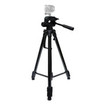 L-3600 ขาตั้งกล้องถ่ายทอดสด พร้อมกันสั่นสามมิติ แผ่นปลดเร็วถอดได้ ปรับความสูง 62-170 ซม. สำหรับกล้อง SLR ไฟถ่ายทอดสด โปรเจคเตอร์ (สีดำ), L-3600