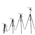 L-3600 ขาตั้งกล้องถ่ายทอดสด พร้อมกันสั่นสามมิติ แผ่นปลดเร็วถอดได้ ปรับความสูง 62-170 ซม. สำหรับกล้อง SLR ไฟถ่ายทอดสด โปรเจคเตอร์ (สีดำ), L-3600