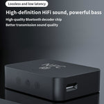 R6 NFC Bluetooth 5.0 เครื่องรับสัญญาณเพลงตั้งโต๊ะ Bluetooth รองรับการ์ด TF