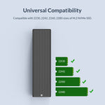 ORICO M2PV-C3 กล่องใส่ SSD M.2 NVMe, ORICO M2PV-C3