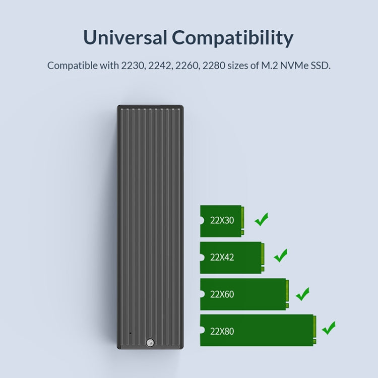 ORICO M2PV-C3 กล่องใส่ SSD M.2 NVMe, ORICO M2PV-C3
