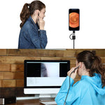 3 in 1 USB HD กล้องส่องตรวจดิจิทัลแบบหู กล้องส่องตรวจดิจิทัลแบบปลายสายสำหรับขี้หู